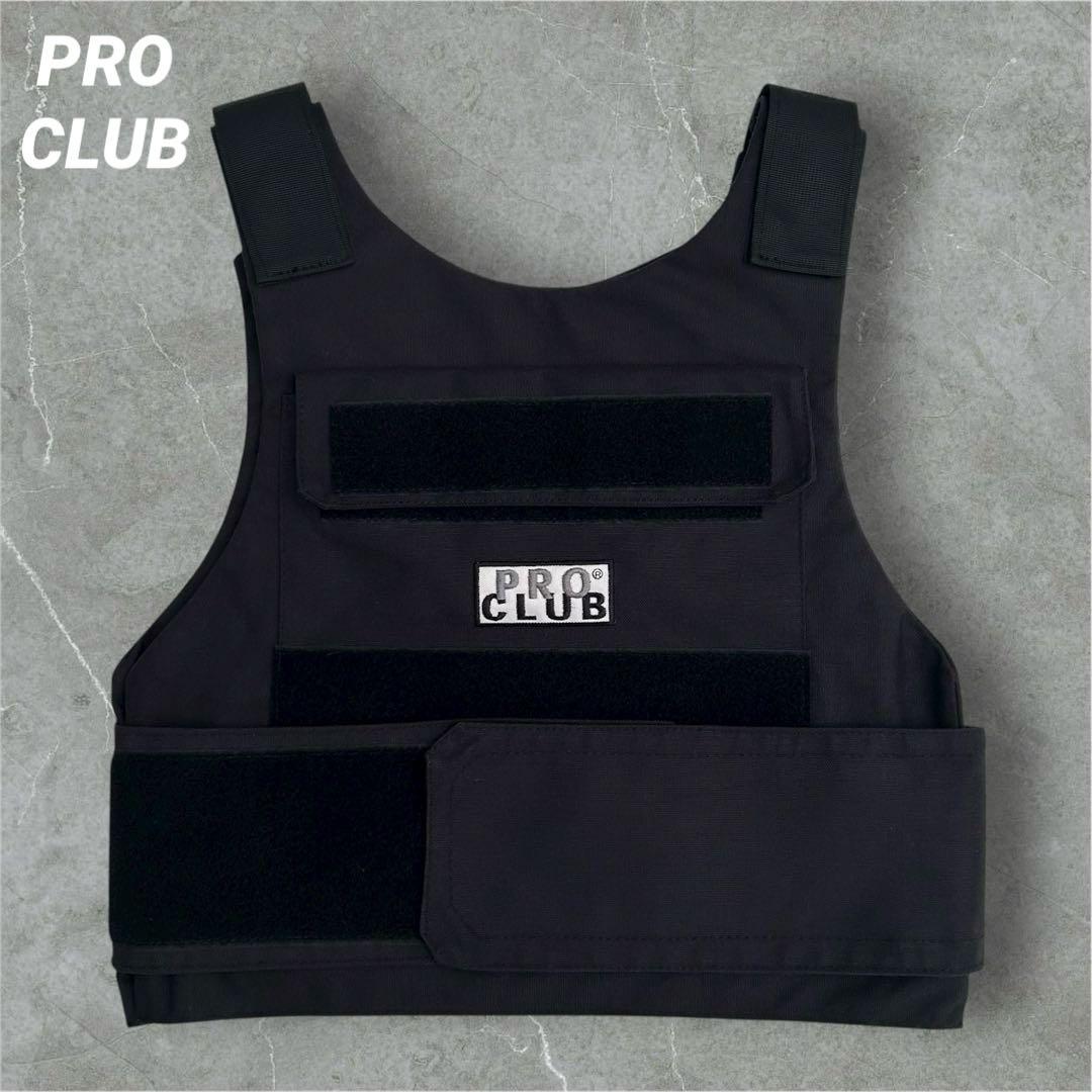 【入手困難】PRO CLUB プロクラブ　ベスト　防弾チョッキ　刺繍　美品