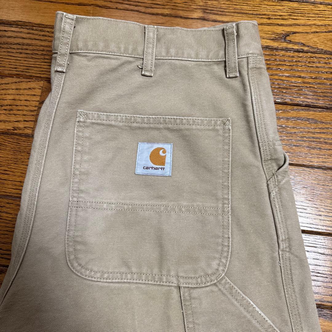 Carhartt ベージュ カーゴパンツ