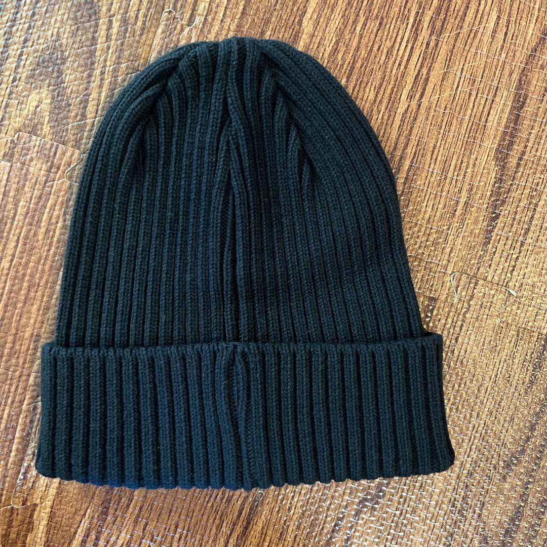 Supreme ブラック ニット帽・ビーニー