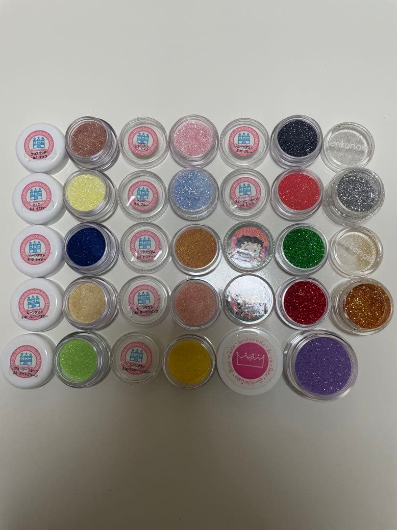 【まりあん】ジェルネイル　カラー　ラメ　大量
