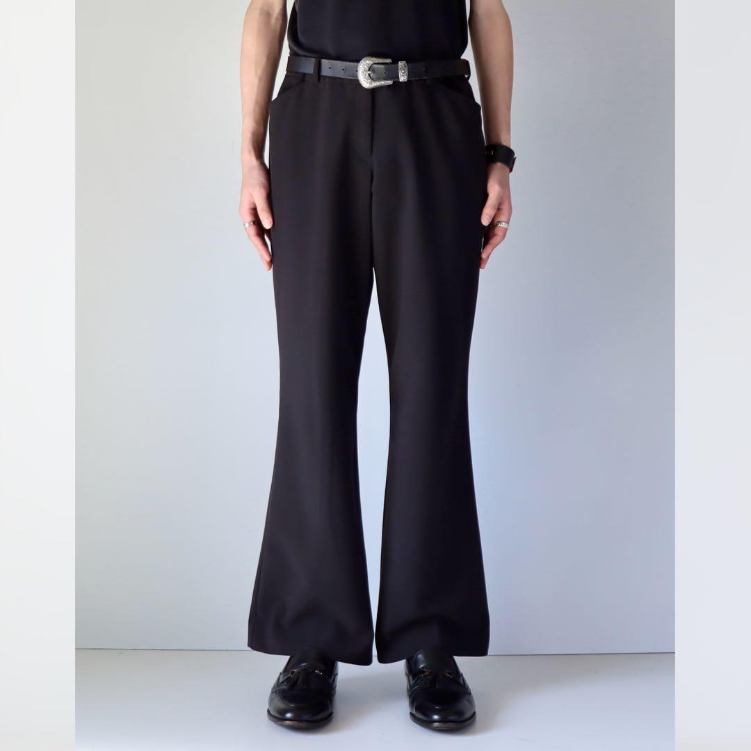 00s archive 海外製 フレアスラックス 黒色 sullentokyo