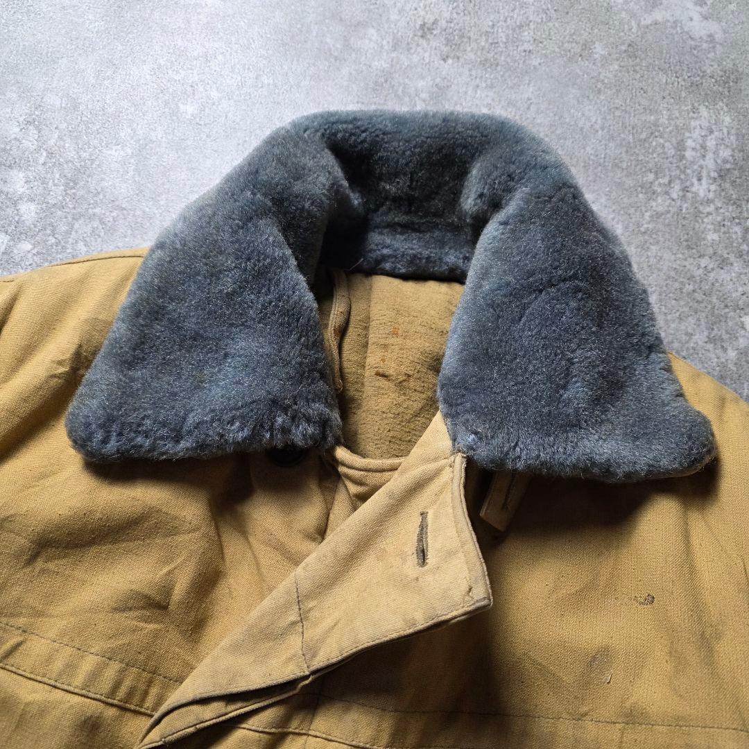 ヴィンテージ70s旧ソ連軍タンカースジャケットアフガンコートミリタリーグランジ