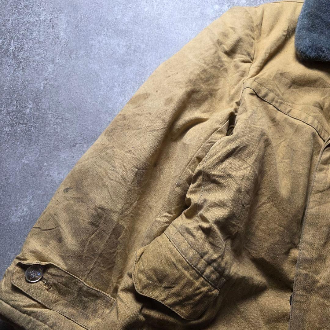 ヴィンテージ70s旧ソ連軍タンカースジャケットアフガンコートミリタリーグランジ