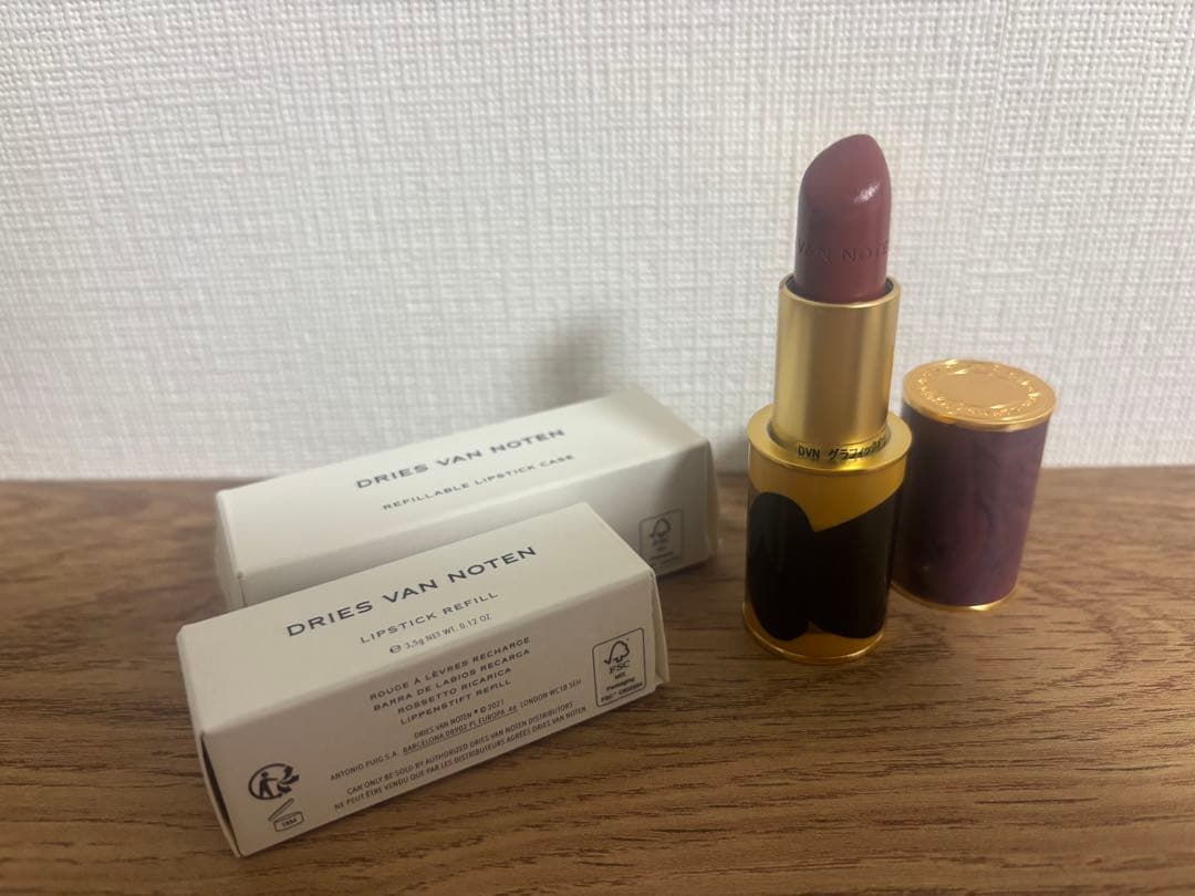 【美品】ドリスヴァンノッテンリップ05Graphic Ochre（ケースセット）