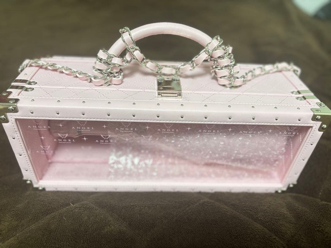 エンジェル シャンパン ドゥミセック ロゼ 専用ケース付き