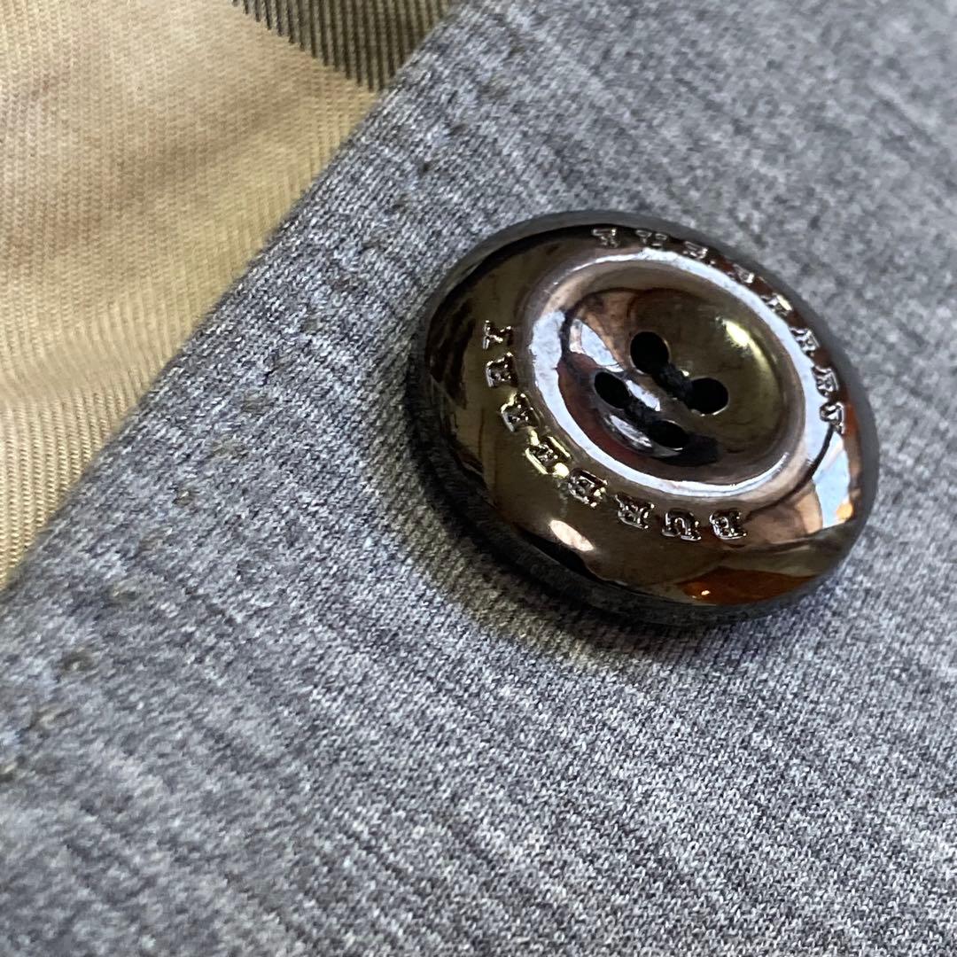 美品✨バーバリー　セットアップ　170 卒業式　ノバチェック　プリーツ　グレー