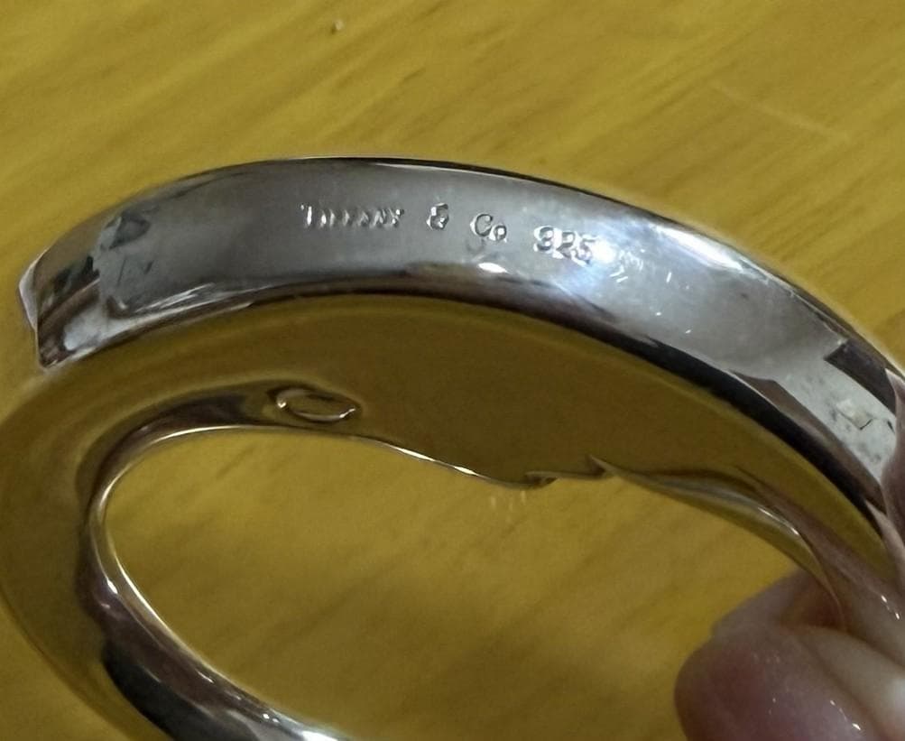 【希少】Tiffany　ティファニー　シルバー 月型ラトル　マンインザムーン