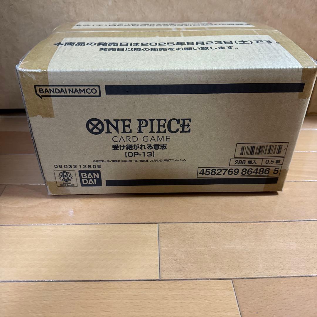 受け継がれる意志　1カートン　ダンボール未開封 ONEPIECE CARD