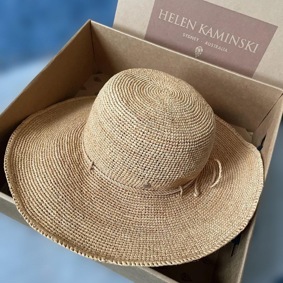 【新品】ヘレンカミンスキー　ラフィアハット　麦わら帽子