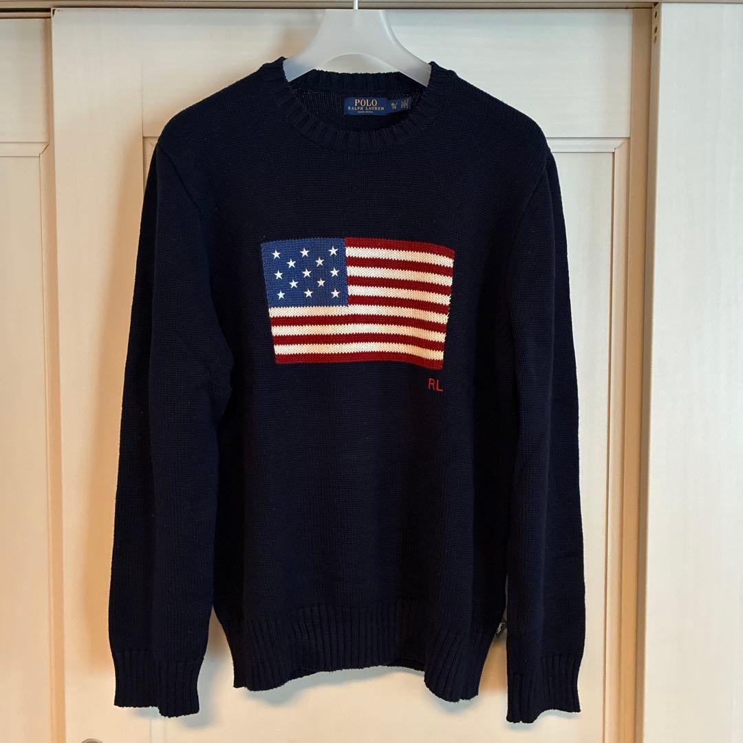 ポロラルフローレン POLO RALPH LAUREN コットンフラッグセーター