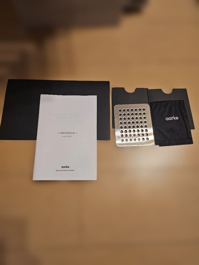 アールケ Carbonator III ステンレス 炭酸水メーカー ボトル付き