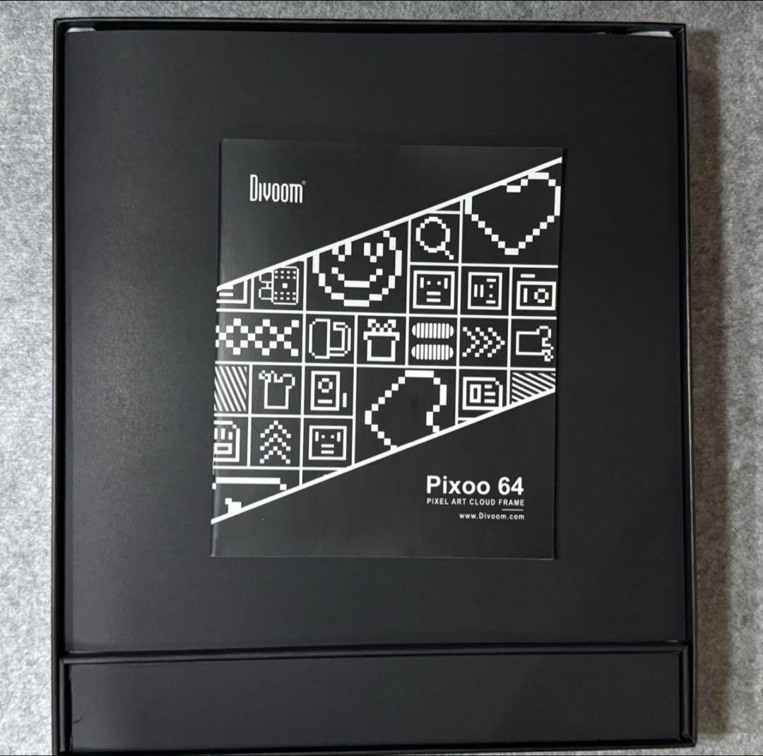 【美品】Divoom Pixoo 64デジタルフレーム ピクセルアート