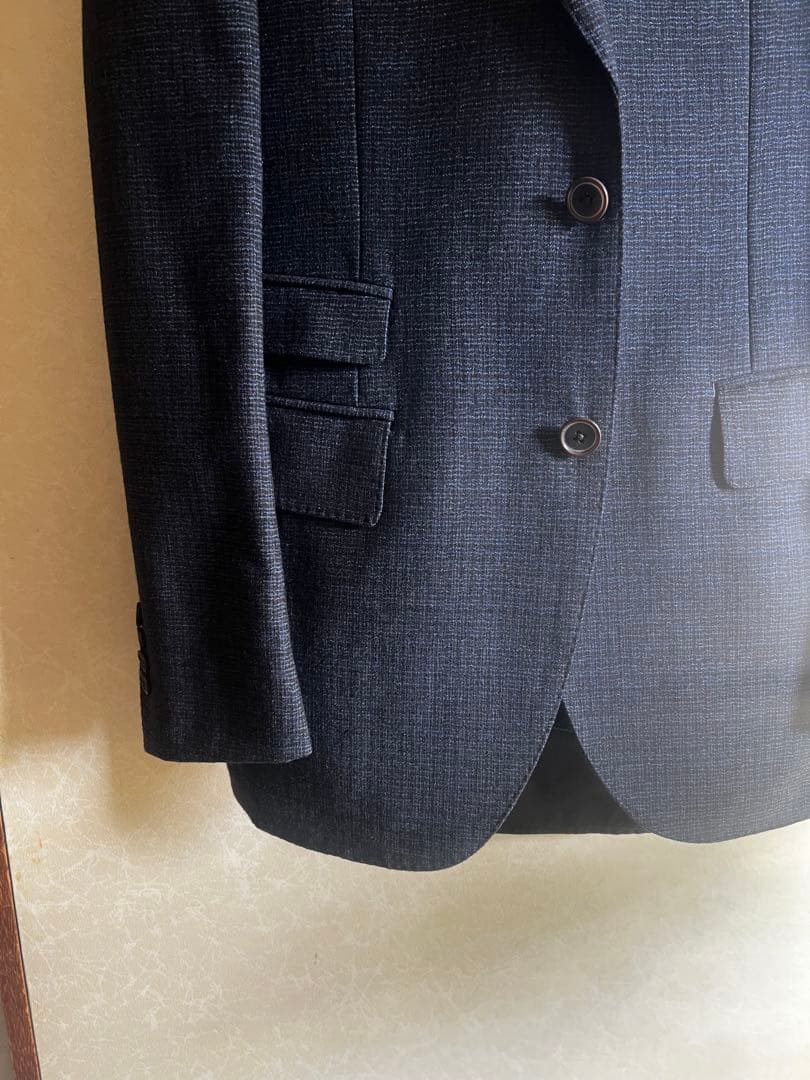 オンリープレミオ ダークブルー ビジネススーツ値下げ❗️