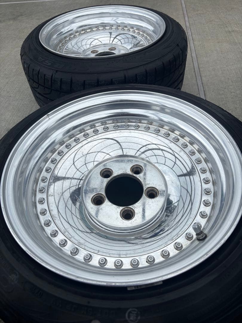 値下げ　希少　鍛造　深リム　15インチ　8.5j 5H114.3 エプシロン