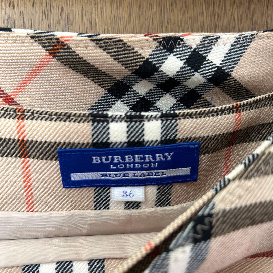 ♡BURBERRY BLUE LABEL♡ 2段フリルスカート36