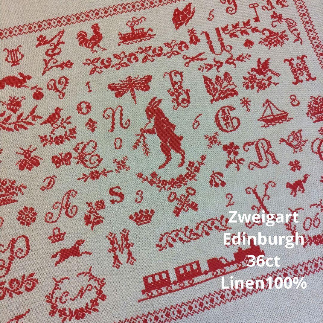 クロスステッチ完成品《フランス アンティークモチーフ》