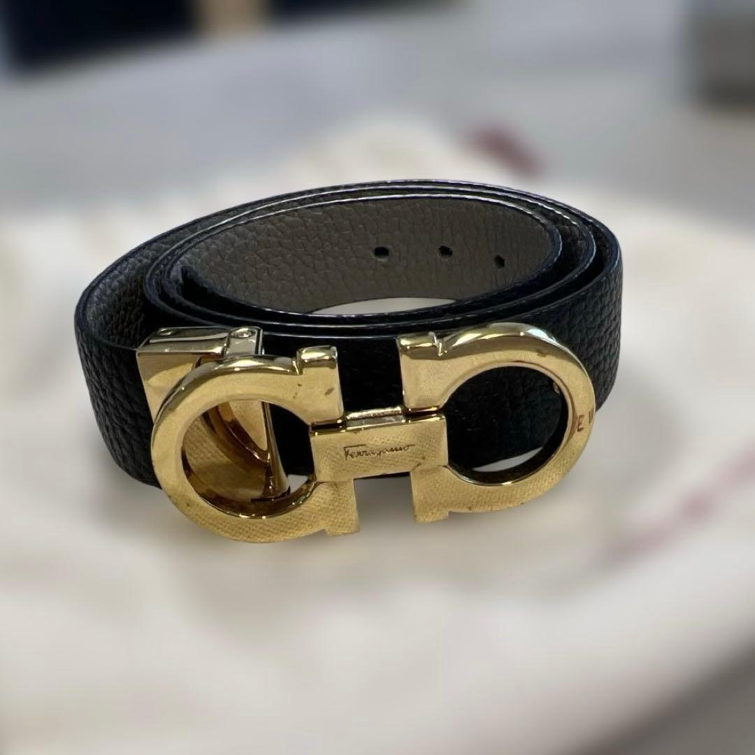 【最終値下げ】フェラガモ　リバーシブルベルト