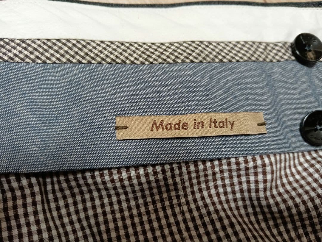 極美品　CARUSO　イタリア製ウールスラックス　ユナイテッドアローズ別注