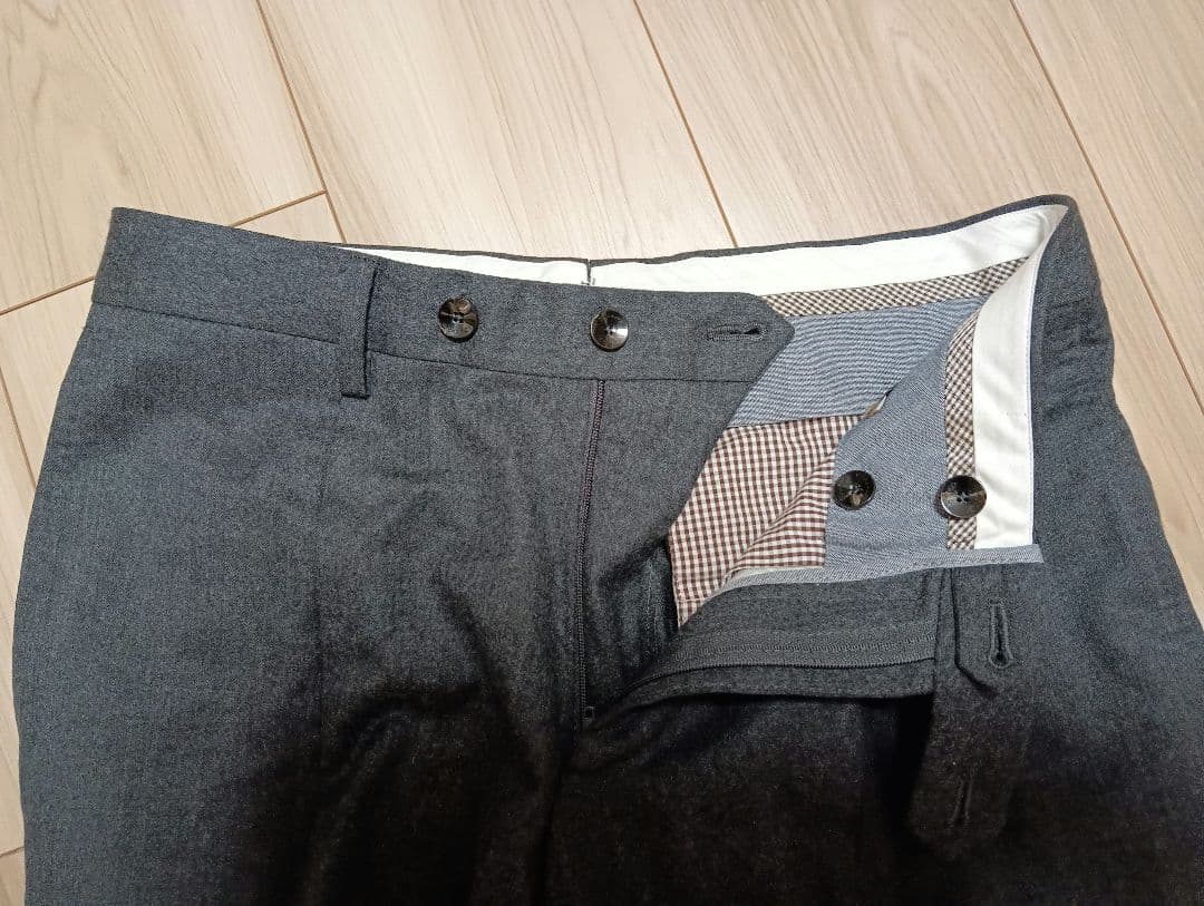 極美品　CARUSO　イタリア製ウールスラックス　ユナイテッドアローズ別注