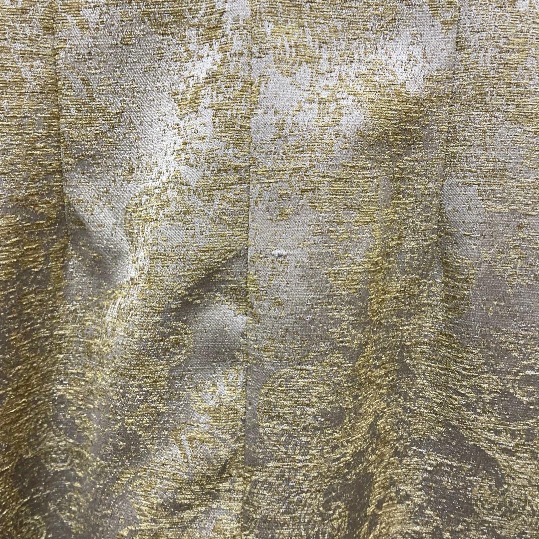 LE’RURE Shoulder ribbon jacquard dress