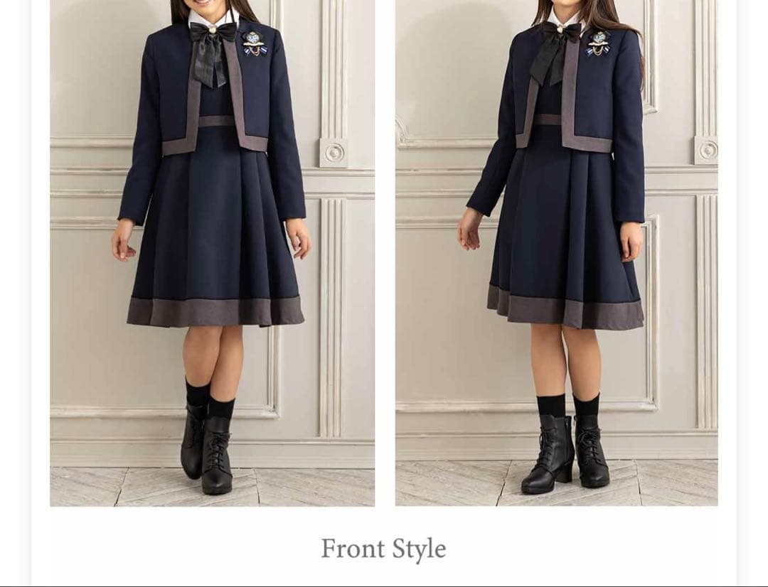 卒業式 入学式 セレモニー スーツ フォーマルドレス 165E