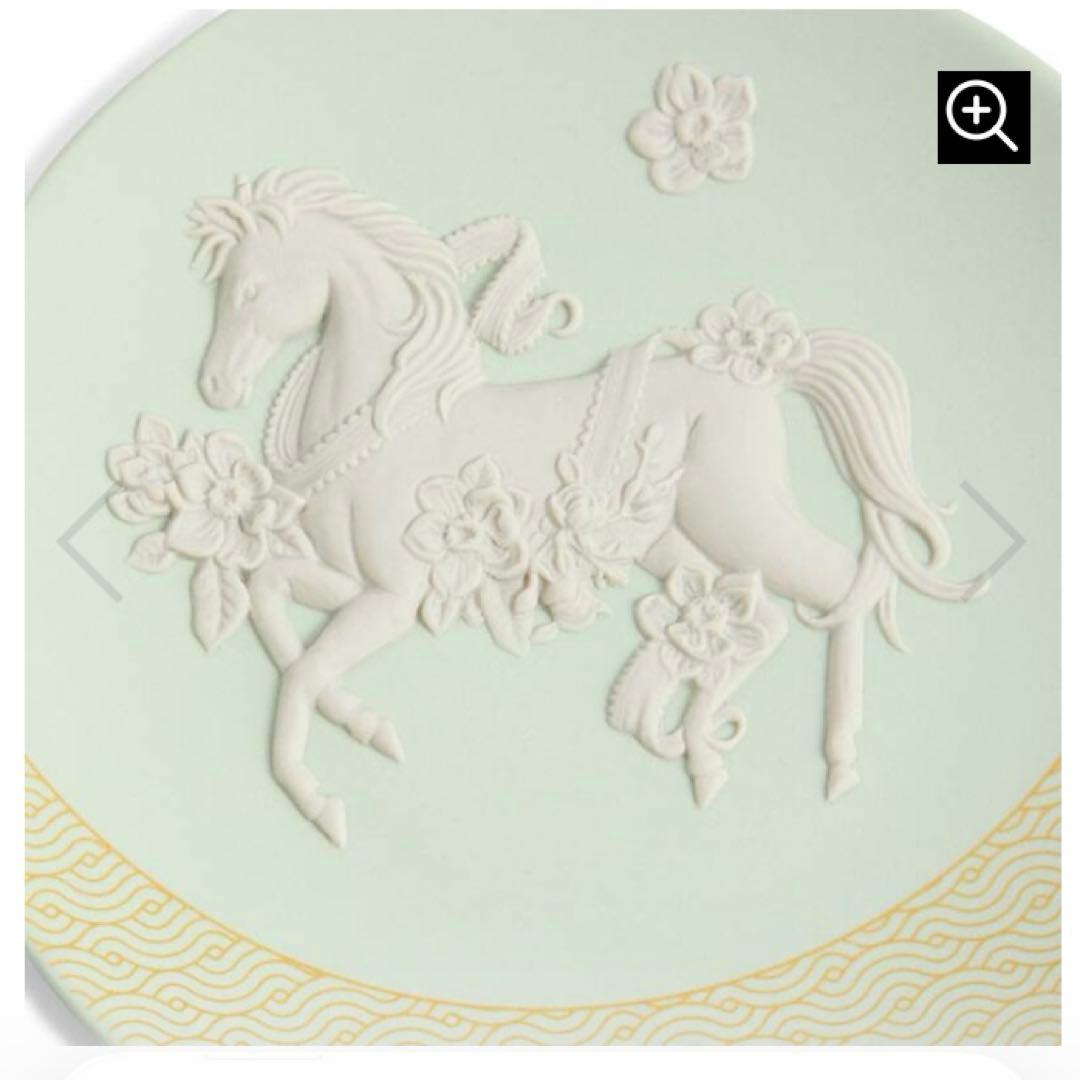 ウェッジウッド　ジャスパー　干支トレイ