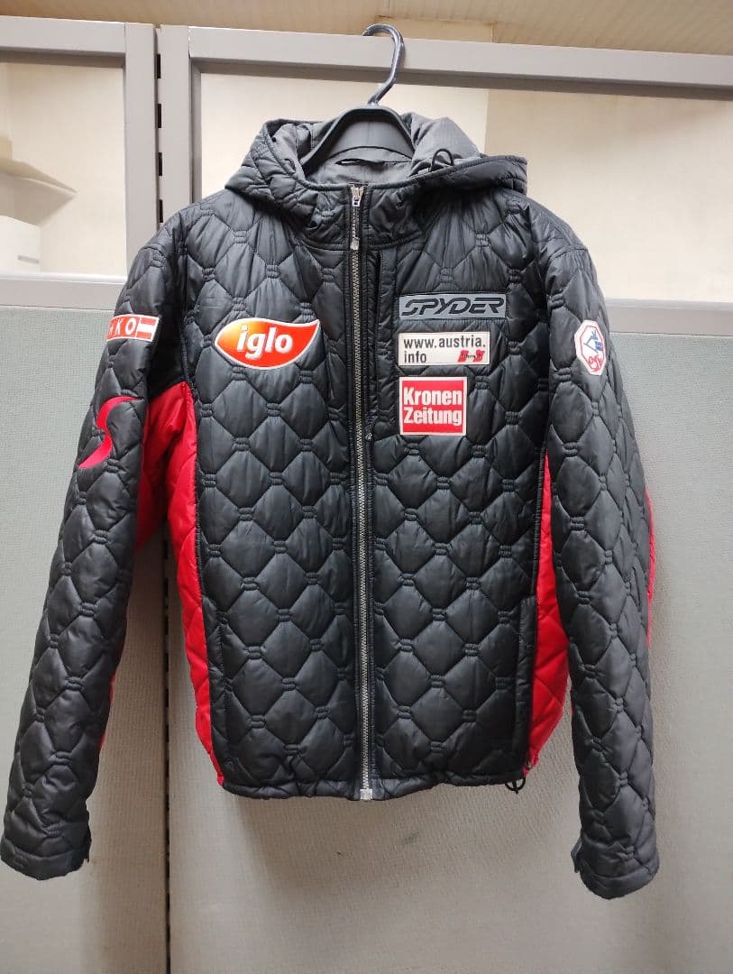 SPYDER オーストリアスキーチーム ジャケット 黒/赤