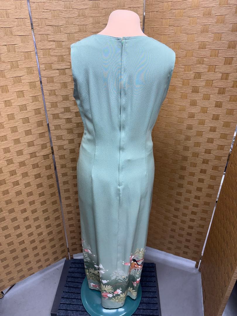 新品未使用品　訪問着　リメイク　ワンピース　ボレロ　ジャケット　3点セット