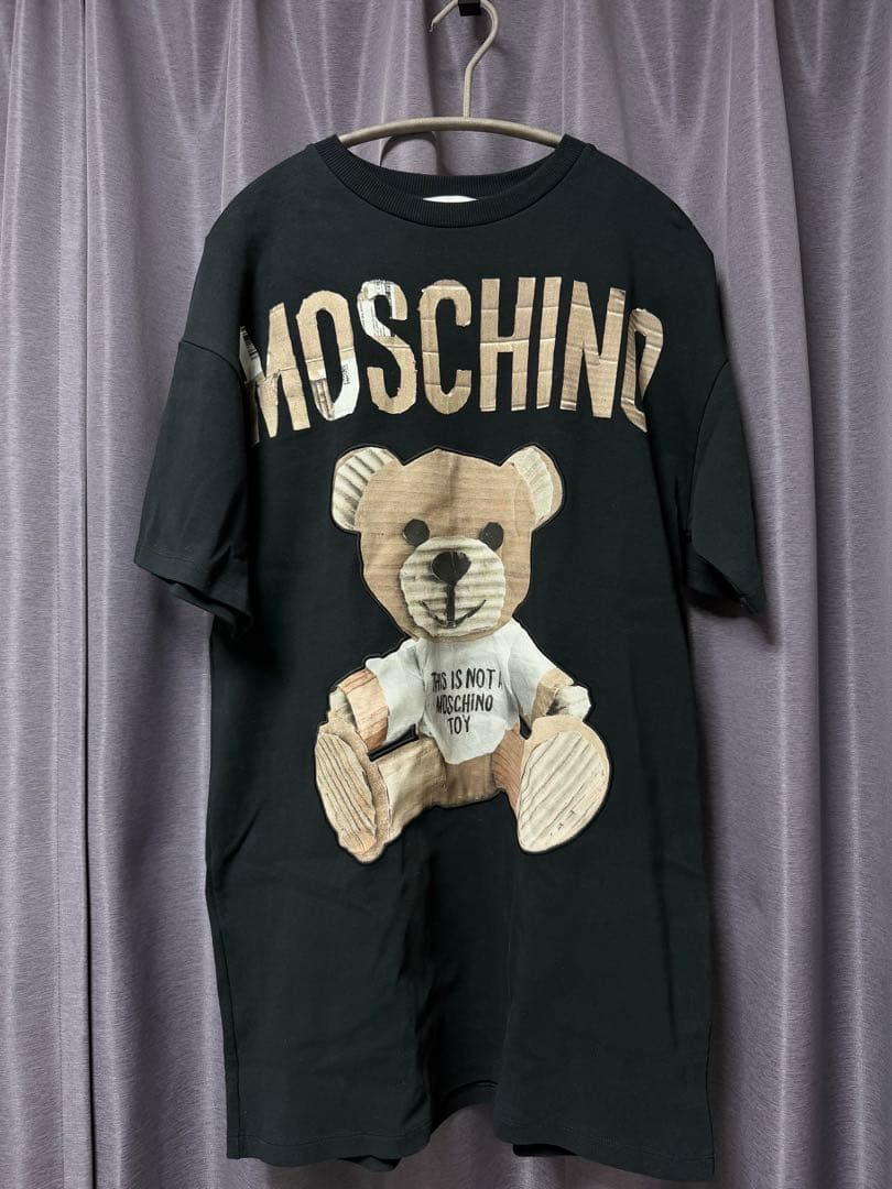 MOSCHINO テディベア Tシャツ ブラック