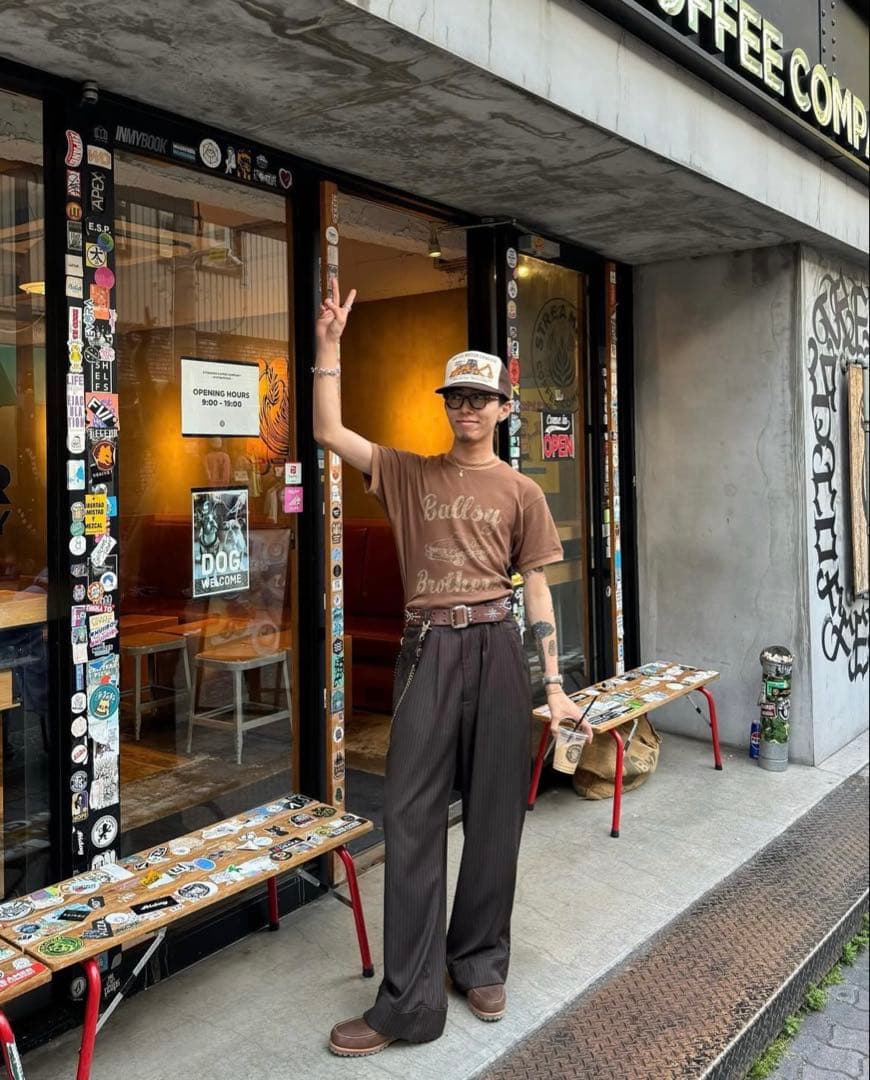 Ballsybr others B.BALLSY ストライプウエスタンスパンツ