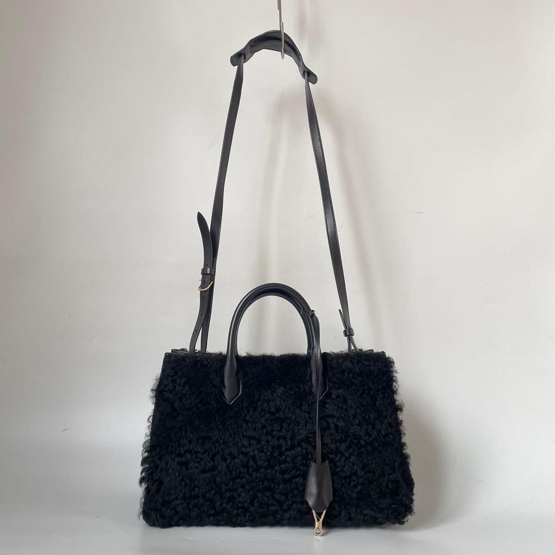 【極美品】バレンシアガ パドロック ヌード ワーク メリノシープ 2way 黒