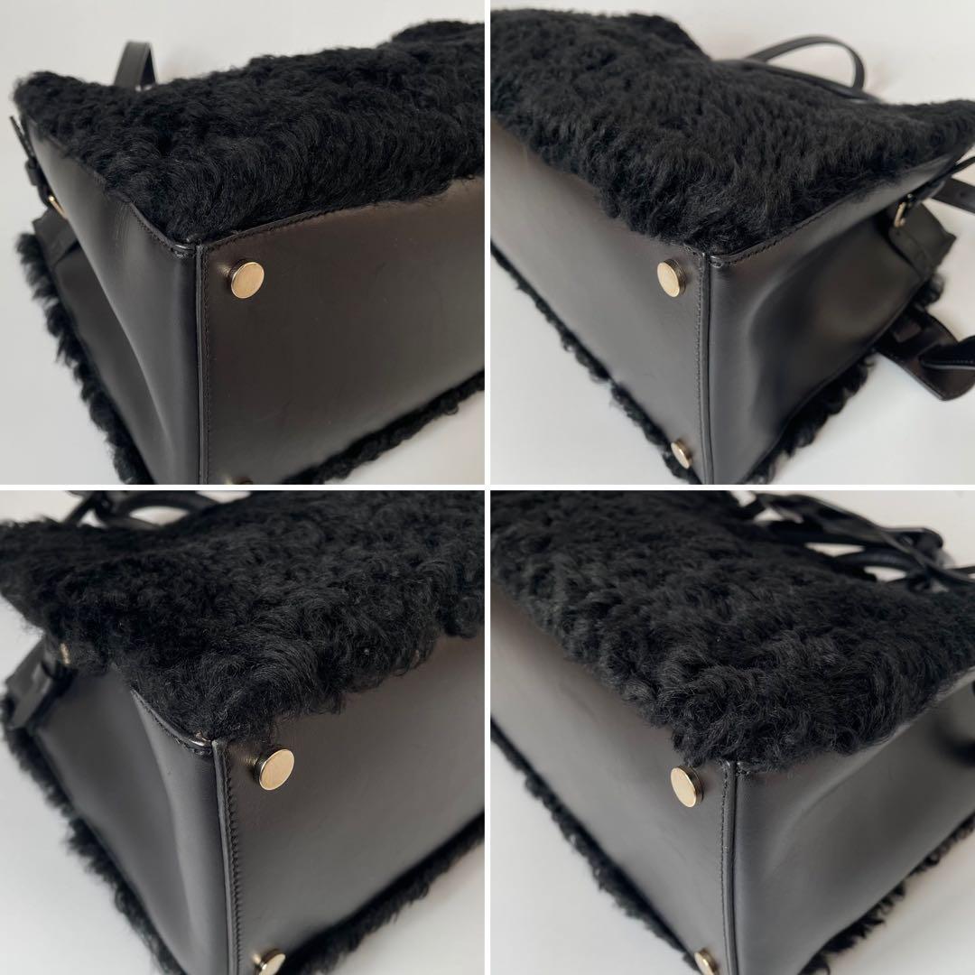 【極美品】バレンシアガ パドロック ヌード ワーク メリノシープ 2way 黒