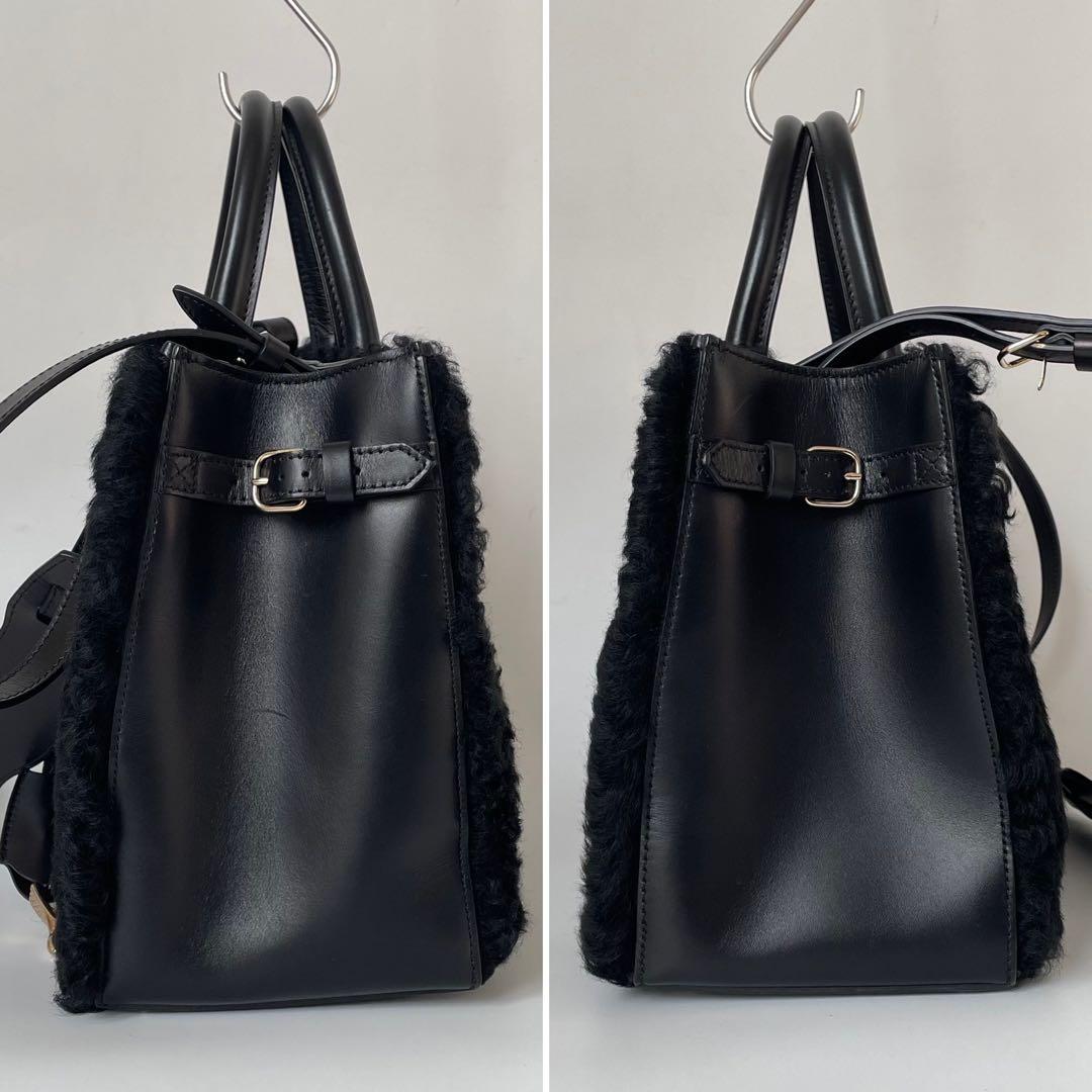 【極美品】バレンシアガ パドロック ヌード ワーク メリノシープ 2way 黒