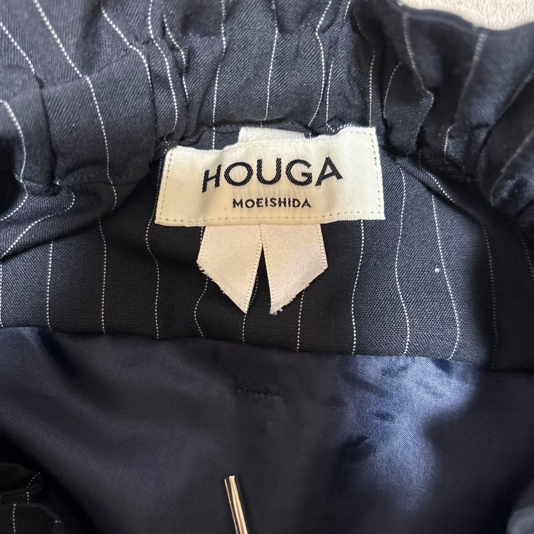 HOUGA ストライプフレアミニスカート HS11FS26 houga