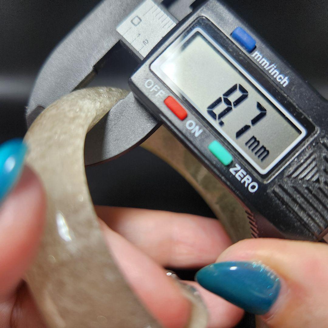 激レア！【新品】天然リビアングラス バングル ★ 安心の鑑別つき