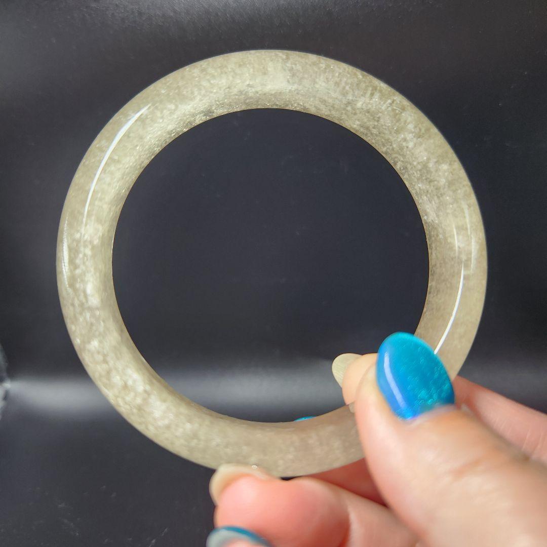 激レア！【新品】天然リビアングラス バングル ★ 安心の鑑別つき