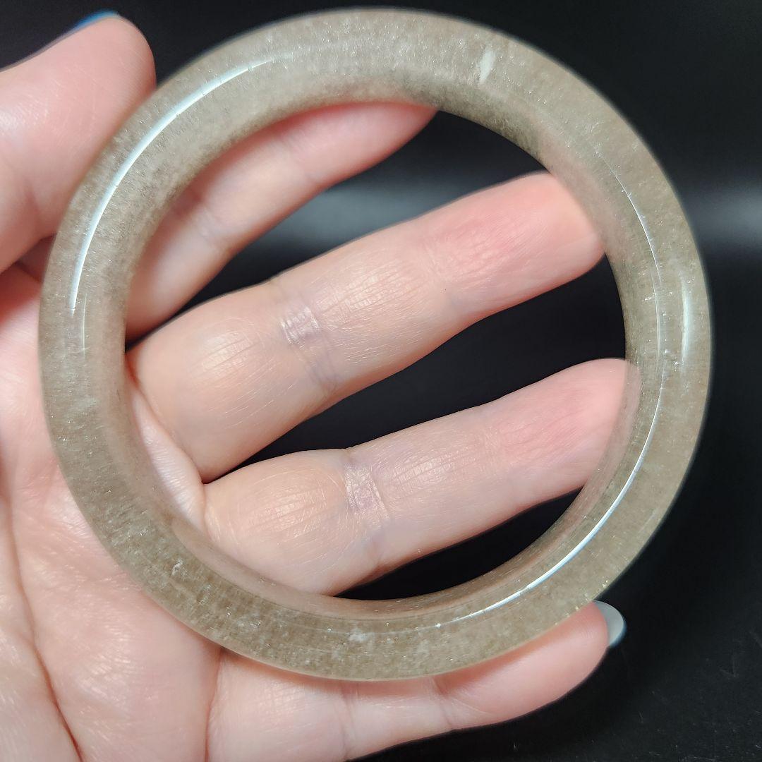 激レア！【新品】天然リビアングラス バングル ★ 安心の鑑別つき