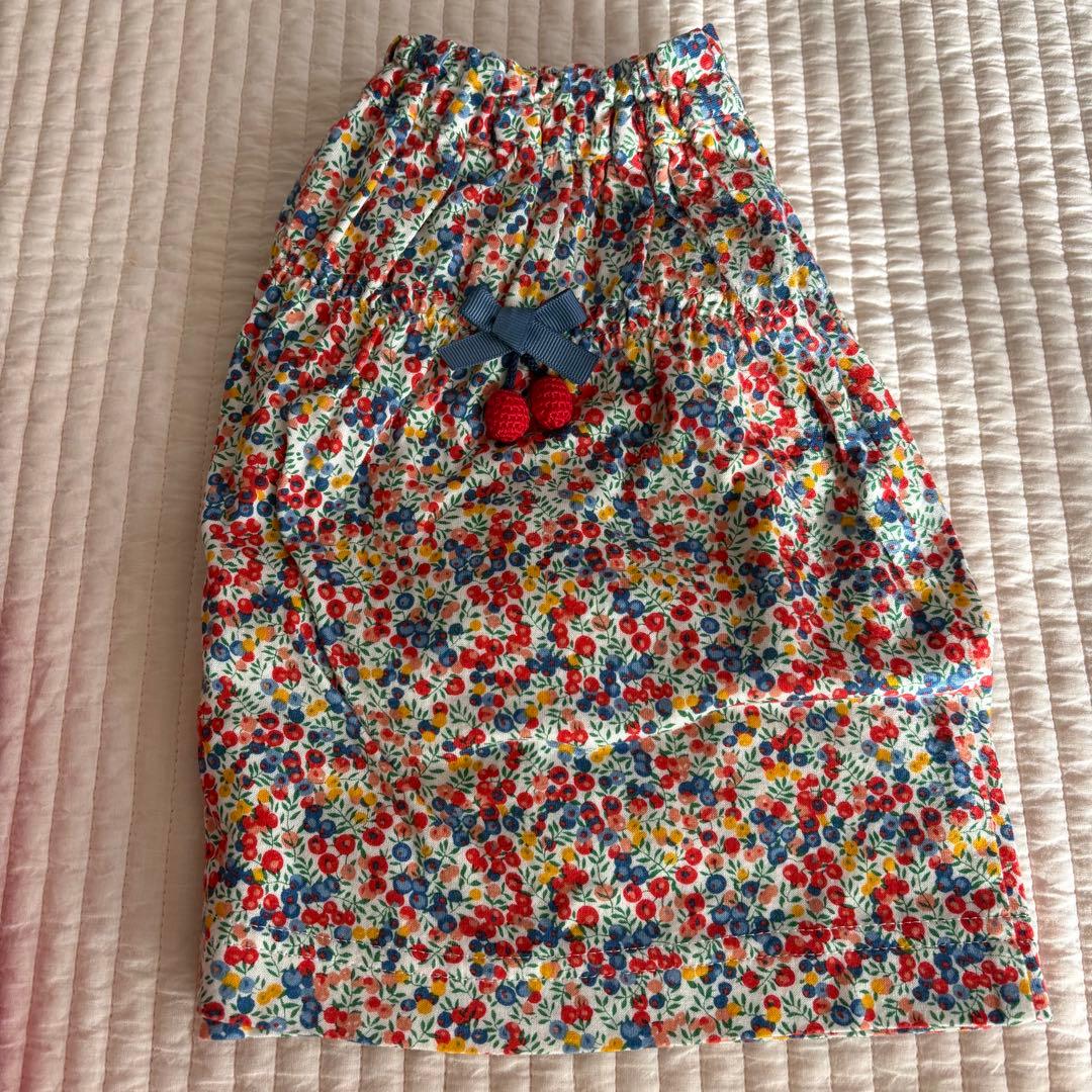 美品　ファミリア　Tシャツ・キュロット　110・100