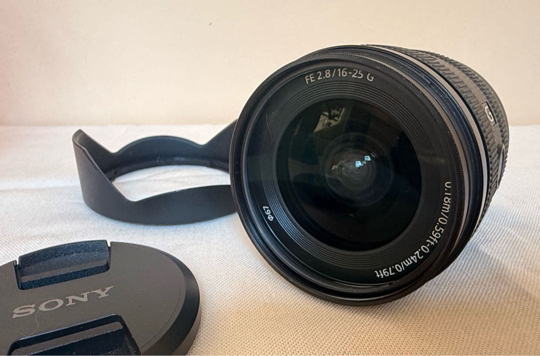 SONY FE 16-25mm F2.8 G レンズ保護フィルター付