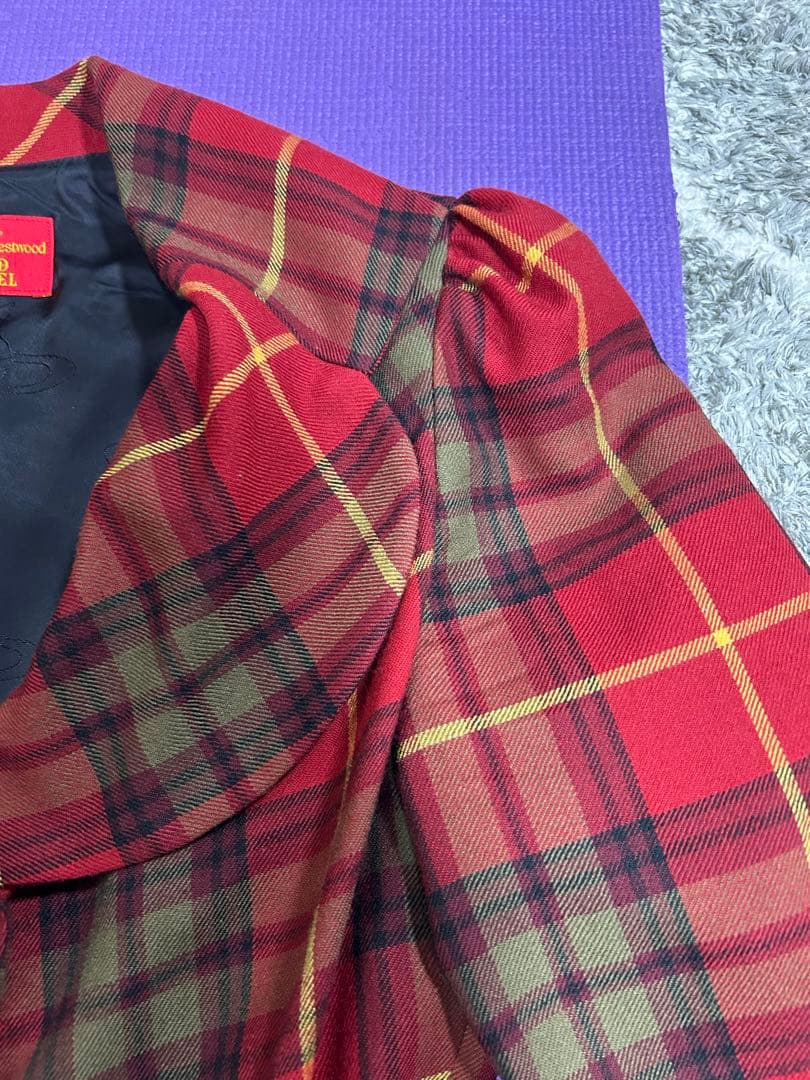 Vivienne Westwoodチェック柄 テーラードジャケット