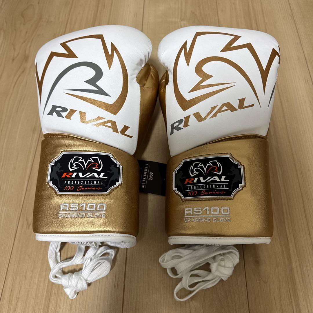 rival boxing RS100 14オンス　ホワイトゴールド