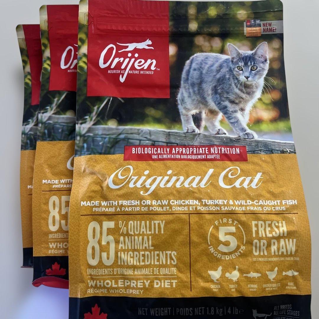 カナダ産 オリジン オリジナルキャット 1.8kg×3袋