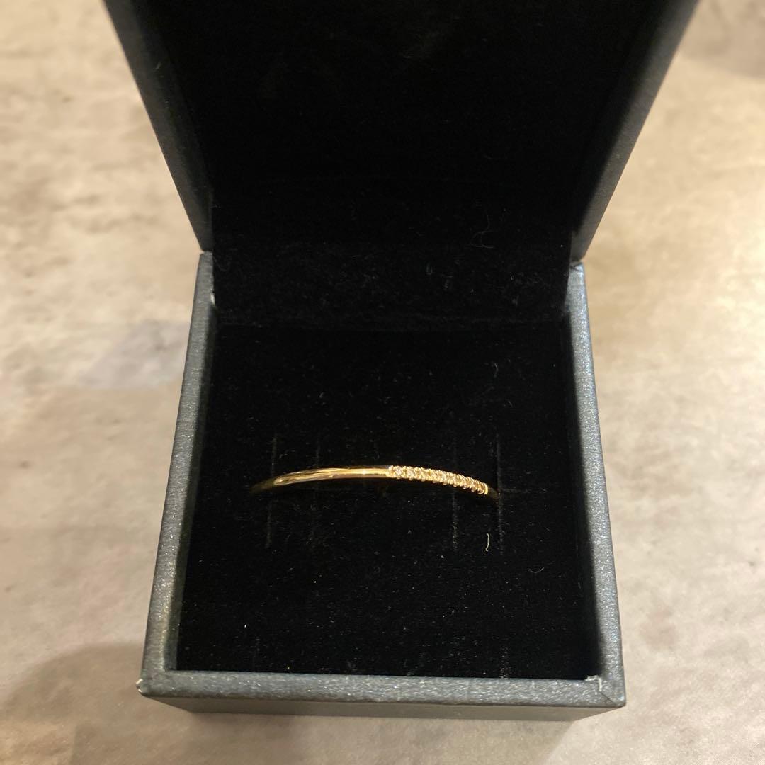 ヒロタカ BOW ダイヤモンド ピアス 片耳用