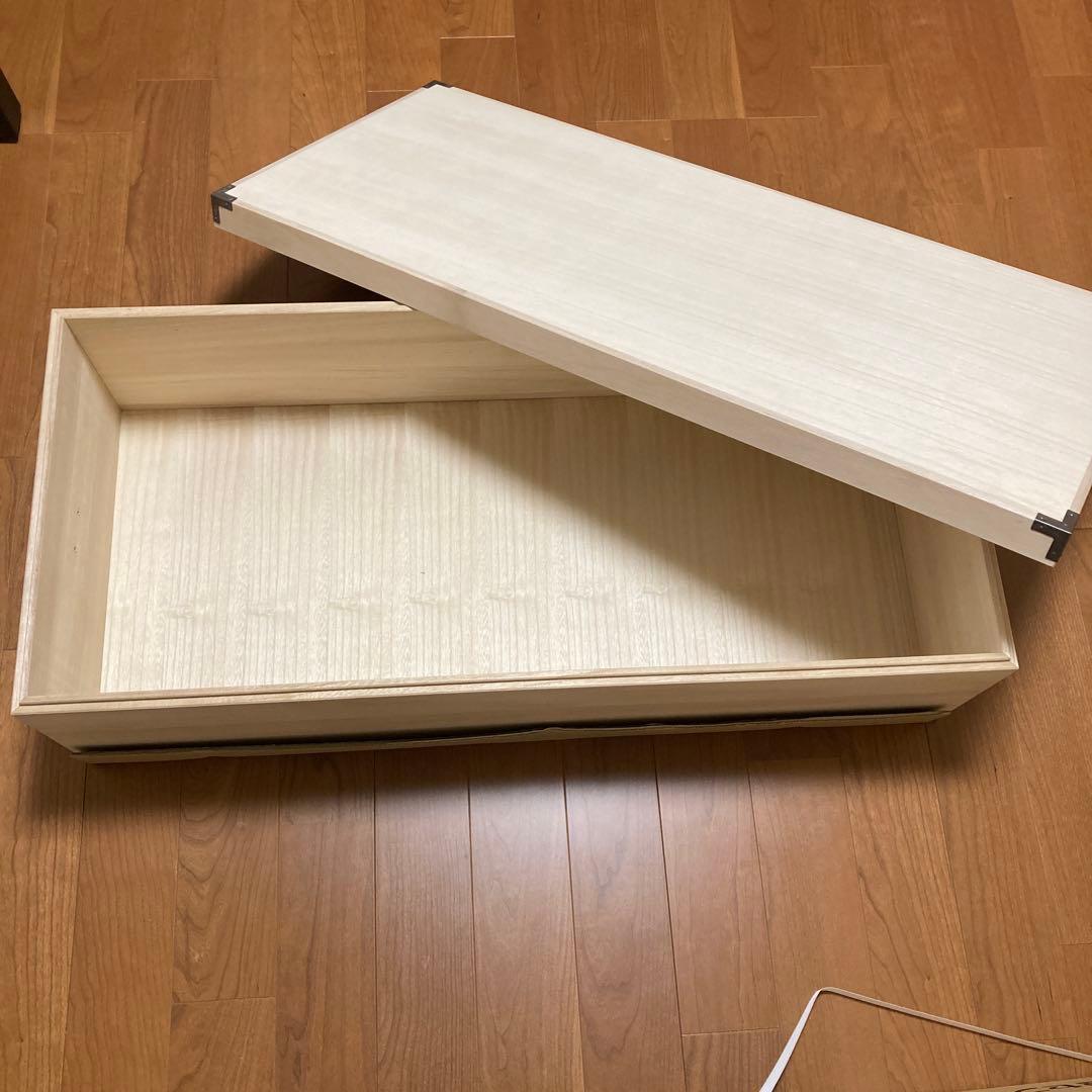 新品未使用品　大川桐製衣装箱　着物箱　衣装箱　衣装ケース　収納箱　深型
