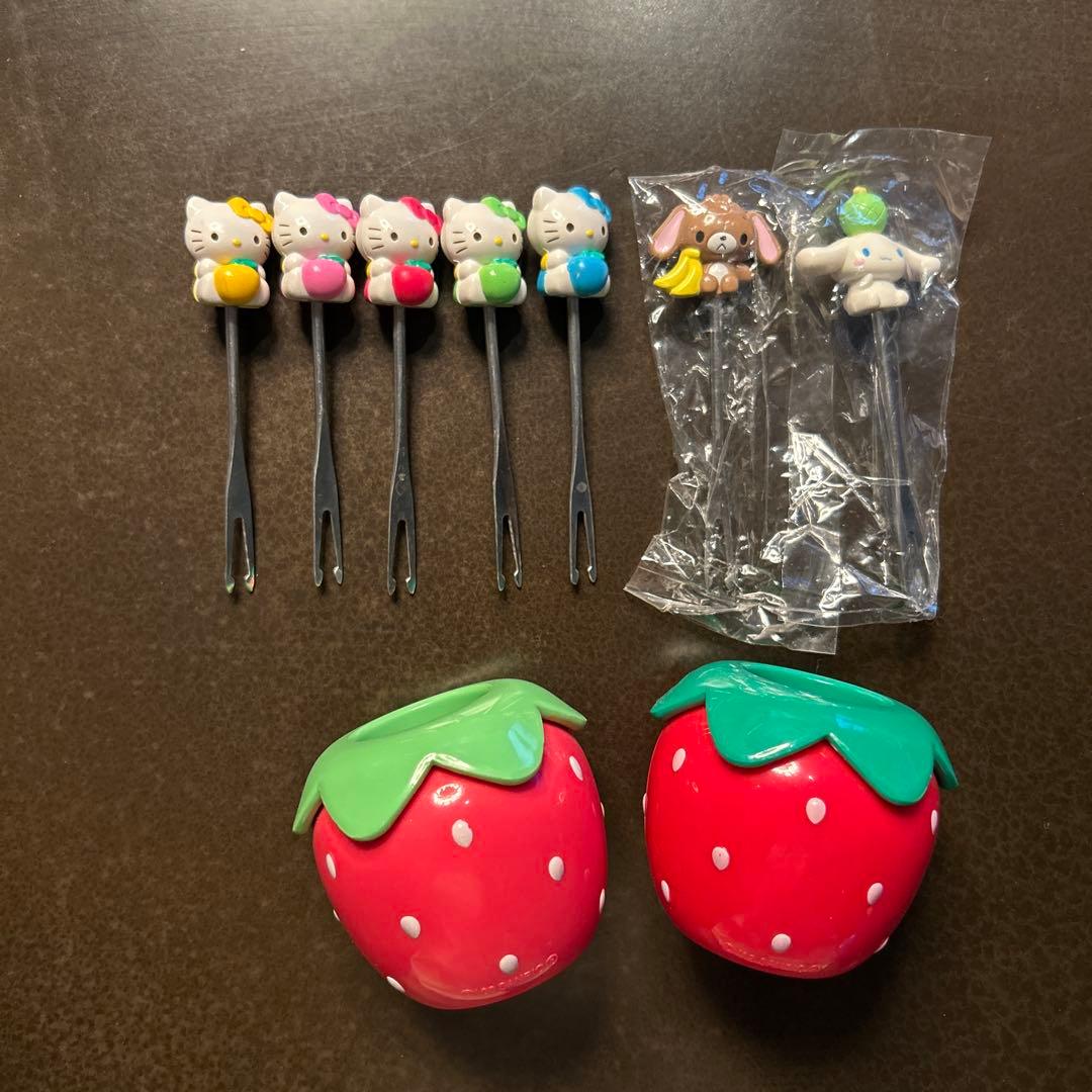 サンリオ　フルーツピックセット [レア・非売品]