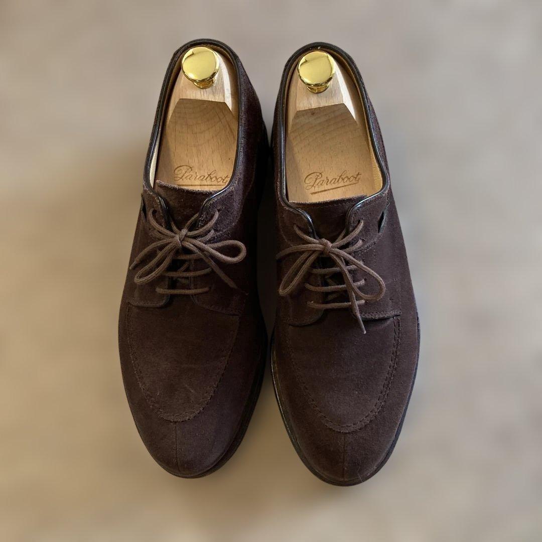 パラブーツ　アヴィニョン　チョコレート（ダークブラウン）スエード 5.5