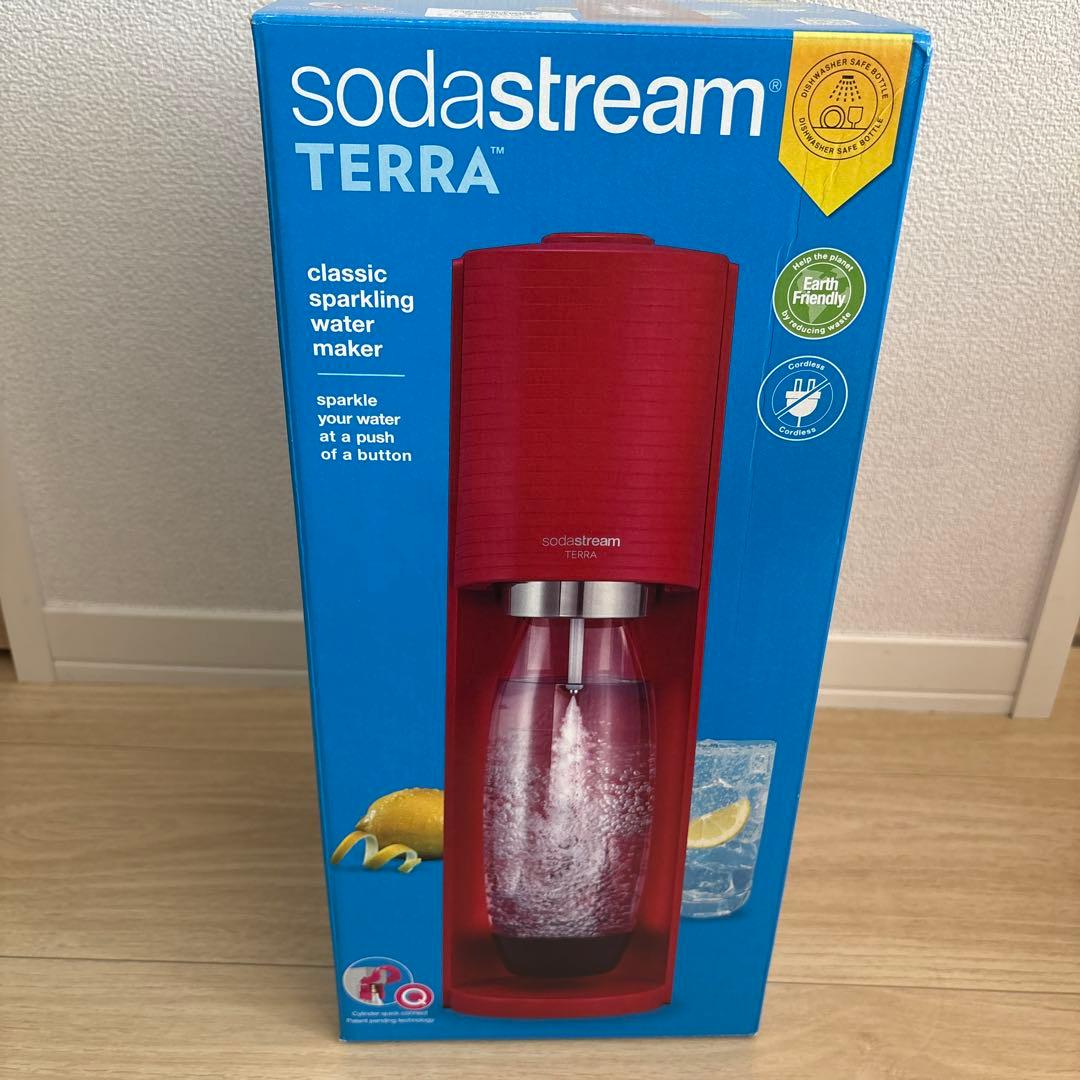 sodastream TERRA 炭酸水メーカー レッド