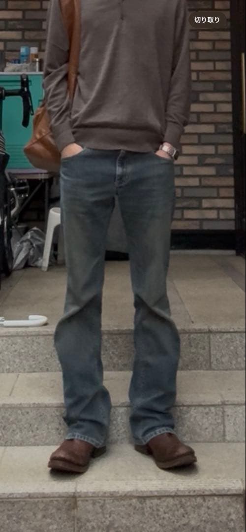 whoop de doo エンジニアブーツ ブラウン