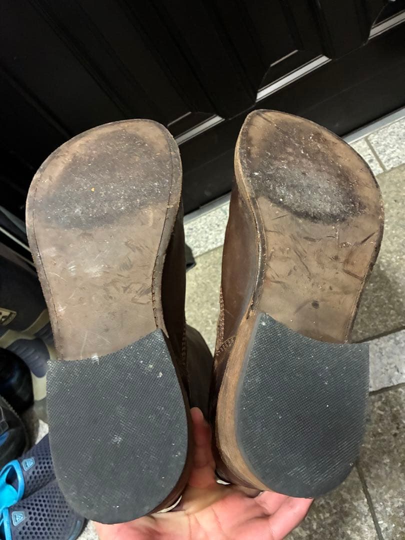 whoop de doo エンジニアブーツ ブラウン