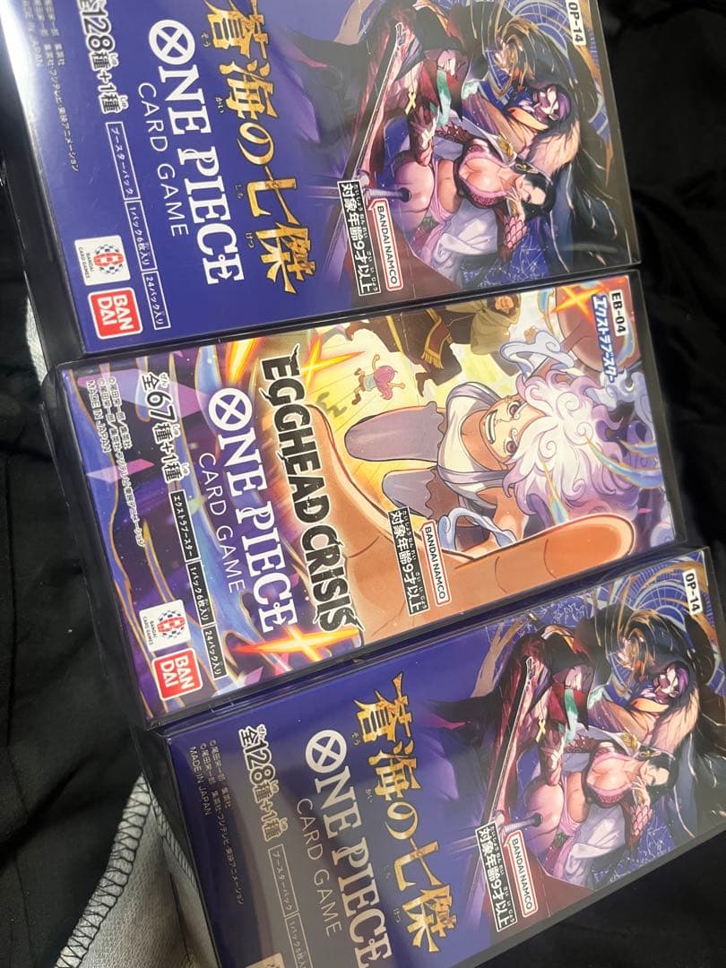 H*S様 ワンピースカード　エッグヘッドクライシス　ボックス　蒼海の七傑　ワンピ